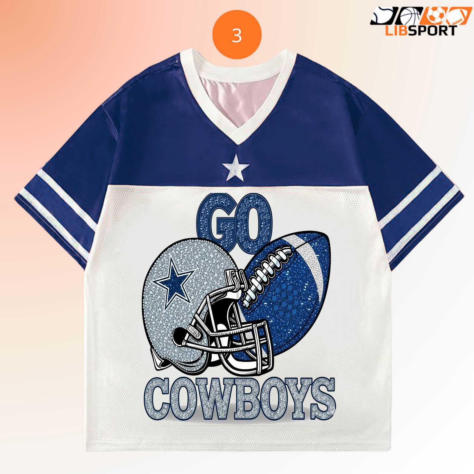 Go Cowboys Jersey, Unisex Nfl Fan Shirt, Flaunt Your Loyalty Game Day Tee